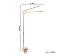 Jouets Hochet En Bois Pour Bébé,Mobile,Musical,Cloche De Lit,Conflictoy,De 0 À 12 Mois,Mignon,Boule De Poils D'abeille,Infantile,Support Cpull - Type Little Bear