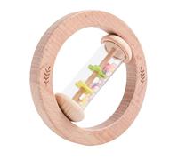 Jouets Hochets en Bois pour Bébés,Hochet Bébé Sensoriel en Bois - Jeu Développement Coordination Visuelle Éducatif pour