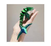 Jouets Imprimante 3D Animaux Imprimante 3D Requin Squelette pour Soulagement du Stress Décoration Bureau à Domicile Jouets de Bureau Exécutif-Blue Green