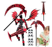 Jouets imprimés 3D | Ensemble de figures d'action | Modèle multi-articulé imprimé 3D | Des figures entièrement articulées adaptées à l'écran, aux cadeaux, à la décoration de bureau, à un mouvement d'a