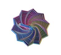 Jouets imprimés en 3D - Jouet de Hexagonal, poignée Fidget, Spinner apaisant Robuste, Relaxation compacte, Accessoire sensoriel Professionnel, Jouet Fidget pour Adultes, Maison, Voyage,