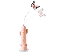 Jouets interactifs chat | Tige Avec Ventouse Détachable Rechargeable 2 Modes Jeu Autonome - Jouets d'intérieur pour chat,Adapté aux meubles canapé coin sol voyage jeux extérieur et enrichissement