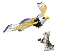 Jouets interactifs pour animaux de compagnie, oiseau rotatif amusant, jouet électrique pour chat avec oiseaux volants, jouet pour chat avec oiseaux volants simulés | Jouet interactif