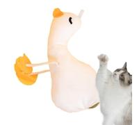 Jouets interactifs pour chat, jouets en peluche amusants et naturels couineurs pour animaux domestiques, jouets pour chat d'intérieur ennuyé, pour stimulation mentale, griffage, jeu intérieur et