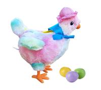 Jouets interactifs pour chien, jouet électrique pour chien, œuf pondant | Distributeur d'œufs de poulet avec son interactif pour animaux de compagnie pour chiot, petit animal et maison