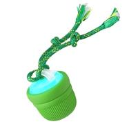 Jouets interactifs pour chien, simulation de proie, 11,6 x 8,5 x 10,8 cm, balle mobile pour chien, jouet de jeu automatique, attache de corde, pour chiens de petite et moyenne taille, chiots