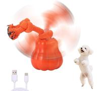 Jouets interactifs pour chiens de petite, moyenne et grande taille, balle roulante électrique avec lumière LED, jouet rechargeable activé par le mouvement, convient pour les chiens et les chats