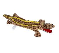 Jouets interactifs pour chiens qui grincent - Jouets en peluche pour chiens qui grincent | Jolie en peluche pour animaux en peluche, crocodile interactif doux avec son grincé