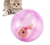 Jouets Interactifs pour | Hamster Automatique à Balle Roulante | Hamster Électrique Réaliste en Peluche | Pour Chiens, Chats, Lapins, , Filles, Garçons, Maisons, Salles de Jeu, Jardins d', Voyage