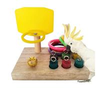 Jouets interactifs pour oiseaux, développement cérébral, perruches, gymnase, jouet d'entraînement pour oiseaux | pour canari, cardinal, calopsitte, pinsons, inséparables