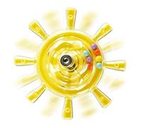 Jouets Interactifs pour Perruches - Petit Hochet Roue d'Exercice à Mâcher Coloré | Jouet Tourniquet Hochet d'Entraînement pour Oiseaux,Pour Calopsittes Perruches Ondulées Conures Loriquets Et Perroque