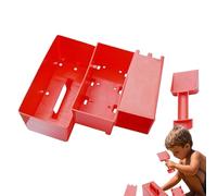 Jouets, Jouets de Plage,Kit de Construction de 4X Castle Kit de Brique de Moule Mural - Sandbox Castle Building Toy Outdoor Seaside Playset Sandbox Castle pour Voyager