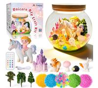 Jouets Licorne pour Filles - Kit de Terrarium Licorne - LED Rechargeable avec Télécommande - Kits de Loisirs Créatifs - Idée Cadeau - Cadeaux de Noël et d'Anniversaire pour Filles de 4 5 6 7 8 9 -12