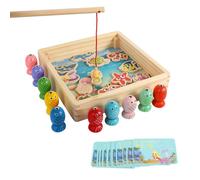 Jouets Magnétiques En Bois Pour Enfants, Jeu De Pêche, Poisson 3d, Jouets Éducatifs Amusants D'Extérieur, Cadeaux Pour Garçons Et Filles