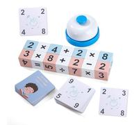 Jouets Mathématiques Jeux Éducatifs Montessori Jouets en Bois pour Apprendre à Additionner, Soustraire, Multiplier et Diviser Jouet d'apprentissage Cadeau pour 7-16 Ans Garçons Filles Enfants