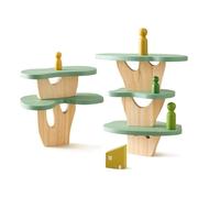 Jouets Mentaires Oriels À Empiler Montessori Pour Bébés,Maisons Forestières,Cimetière,Blocs De Forêt En Bois,Éducation De La Petite Enfance,Cadeau De Jeu - Type Forest 2