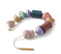 Jouets Mentaires Oriels À Empiler Montessori Pour Bébés,Maisons Forestières,Cimetière,Blocs De Forêt En Bois,Éducation De La Petite Enfance,Cadeau De Jeu - Type Threading 4