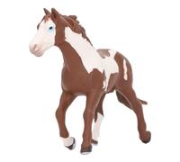 Jouets miniatures peints à la main Simulation Éducation Animaux de cheval Modèle de cheval Jouet pour la décoration de Noël, Default