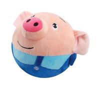 Jouets mobiles pour chiens, balle mobile pour chiens|Jouet électronique pour chien sauteur en peluche,Balles rebondissantes pour animaux de compagnie, jouets électroniques lavables avec son de lapin