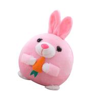 Jouets mobiles pour chiens, balle mobile pour chiens|Jouet électronique pour chien sauteur en peluche,Balles rebondissantes pour animaux de compagnie, jouets électroniques lavables avec son de lapin