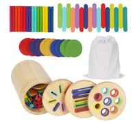 Jouets Montessori à partir de 1 an, jeux d'association de couleurs et de formes en bois,Approprié Spielzeug Ab 2 Jahre, jouets de tri et d'empilage pour bébés de 1 à 3 ans, pour Montessori Spielzeug
