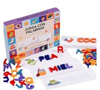 Jouets Montessori bilingue - 50 cartes anglais-espagnol pour enfants de 3 à 8 ans | Jeux éducatifs Montessori Apprendre à lire et vocabulaire Stem | Cadeau pour enfants garçons filles