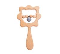 Jouets Montessori En Bois Pour Bébé,Motif Animal De Dessin,Crocodile,Ours,Hochet De Nuit Rotatif,Puzzle,Qualité Alimentaire,Tewindsor,1 Pièce - Type Lion