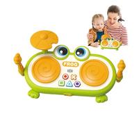 Jouets Musicaux Bébé | Set de Tambour Enfant - Instruments de Percussion avec Design Grenouille Lumineux pour et Filles Jeu Ludique à la Maison
