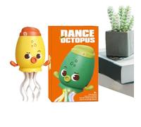 Jouets Musicaux Dansants | Pieuvre Danse Électrique Avec Musique Et Détection D'Obstacles - Copain Libellé Lumineux Avec Évasion Des Obstacles Pour Garçons Filles Tout-Petits