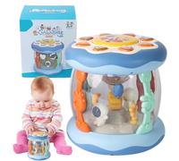 Jouets musicaux lumineux - Projecteur rotatif musical - Jouet de carrousel à pousser d'astronaute de dessins animés | Jouet mignon d'activité sensorielle d'apprentissage