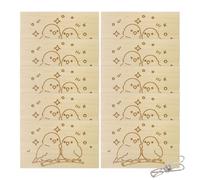 Jouets Naturels pour Oiseaux - Lot de 10 accessoires de cage en bois naturel à mâcher,Jouets à Mâcher pour Calopsitte à l'Intérieur de la Cage - Antidote à l'Ennui pour Perruche Calopsitte Conure