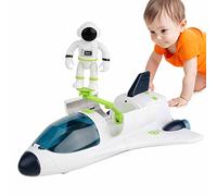Jouets Navette Spatiale | Jouets de fusée en ABS inodore pour garçons,Jouet de Vaisseau Spatial avec lumières, Sons et Batterie pour Enfants, Enfants et Adolescents Generic