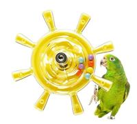 Jouets Oiseaux Rotatifs,Petit Hochet Roue d'exercice à Mâcher Coloré | Accessoires Spinner pour Cage Oiseaux - pour Perruches Ondulées Conures Loris Perroquet Exercice Enrichissement Et