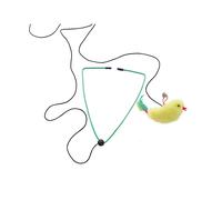 Jouets peluches oiseau pour chat Nobby Pet Jaune TU