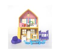 Jouets Peppa Pig pour enfants, poupées Peppa Pig, voitures et maisons miniatures pour garçons et filles, ensemble complet de 20 personnages.