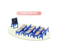 Jouets Peppa Pig pour enfants, poupées Peppa Pig, voitures miniatures, maisons, salles de classe pour poupées, ensemble complet, sous sachet.