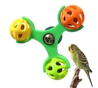 Jouets Pivotants Moineau - Moulin Interactif résistant au bec pour enrichissement des moineaux - Roue Pivotante Jeu à Mâcher | Convient pour inséparables, Calopsitte, Canari, Ara, Perruches