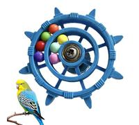 Jouets portables drôles pour perroquets, fournitures pour animaux de compagnie à mâcher rotatifs, accessoire de jouet de cage de moulin à vent, outil interactif d'enrichissement des oiseaux, pour insé