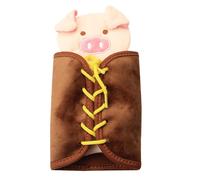 Jouets Poupée Cochon Pour Apprendre À Habiller Les Tout-Petits, Éducation Précoce, Compétences De Vie De Base, Enseignement, Apprendre À Lacer, Bouton, Fermeture Éclair, Cravate