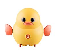 Jouets pour Animaux de Canard,Jouet sonore d'animal éveillé électrique - Jouet à Bascule magnétique Statue Animale de Jouet Rampant électrique pour Cadeau