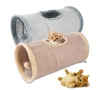 Jouets pour animaux de compagnie à chaude. Tunnel pour chat avec canal droit et jouet pliant. Poissons, nourrir le chiot, nourrir le chiot, nourrir le chiot à la maison, bain d'oiseaux, animaux de com