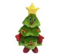 Jouets pour arbres de Noël dansants - Jouet de poupée de Noël de danse en peluche, décoration musicale festive en peluche | Poupée qui chante et danse pour tables basses, bars et cheminées, décoration