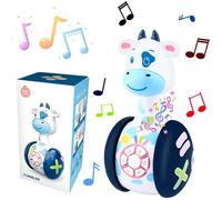 Jouets pour Bébé - AZWIX - Jouet Musical Sonore - 6 Mois+ - Éducatif - Lumière LED - 5 Modes d'Apprentissage