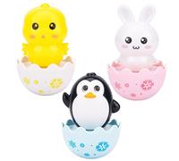 Jouets Pour Bébé De 0 À 12 Mois, Gobelet Musical, Pingouin, Wobbler, Cloche Intégrée, Jouets De Bain Apaisants, Éducatifs Pour Enfants