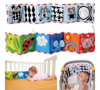 Jouets Pour Bébé, Pare-Chocs De Berceau, Livre En Tissu Pour Nouveau-Né, Hochets Pour Nourrissons, Connaissance Autour Du Pare-Chocs De Lit Coloré Multi-Touch, Jouets Pour Bébé De 0 À 12 Mois