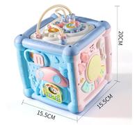 Jouets Pour Bébés De 0 À 12 Mois, Boîte À Musique, Tambour À Main, Cube D'activité, Blocs Géométriques, Jouet, Tri De Musique, Boîte De Jeu