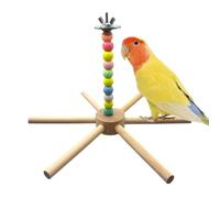 Jouets pour cage de perruches, support d'enrichissement rotatif à 360 degrés, jouets pour petits oiseaux avec moulin, pour stimulation mentale et entraînement des nymphes et des canaris