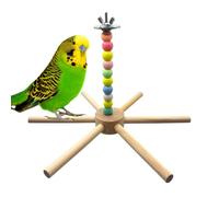 Jouets pour Cage d'Oiseaux | Perchoir d'Enrichissement Rotatif 360 Degrés | Jouet Interactif avec Balançoire Moulin à Vent,Stimulation Mentale et Prévention de l'Ennui pour Perruches et Calopsittes