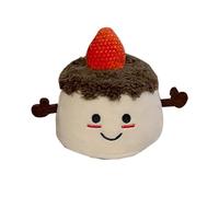 Jouets pour Chat à l'à Chat, Jouets pour Chat avec à Chat - Jouets interactifs à à Chat en Peluche | Jouet Mignon en Forme de gâteau aux Fraises, Son Doux, Fournitures pour Animaux de
