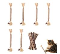 Jouets pour chat - Bâtonnets à mâcher pour chat Graine Herbe à Chat - Bâtonnets de dentition - Bâton d'exercice - Jeux pour l'intérieur - Doudou pour chat Matatabi - Bâtons à mâcher Matatabi